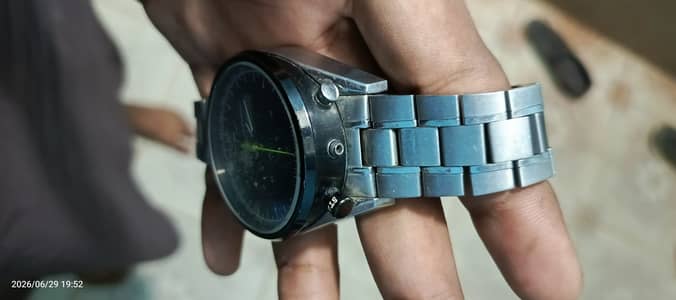 Mike Sports Men's Wrist Watch – Black Dial – Used – Good Condition
