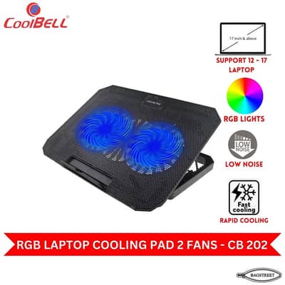 Box packed laptop cooling fan