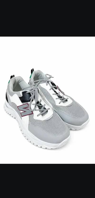 N logo Gray & White Shoes. Size 45