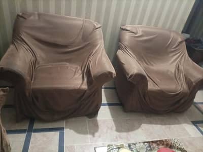 Comfortable Sofa Set for Sale – 2 Single + 1 Triple Seater