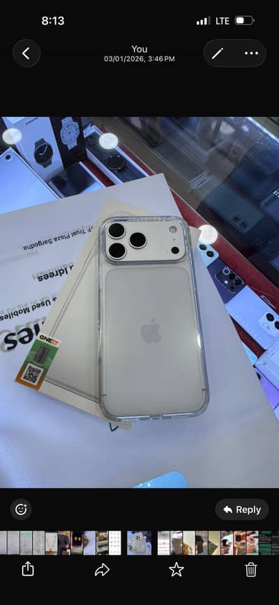 Apple iPhone 17 Pro Max PTA approved 256