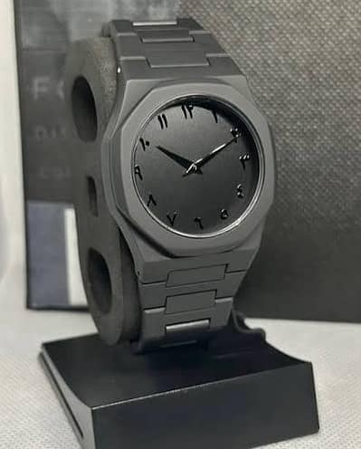 Black Arabic watch