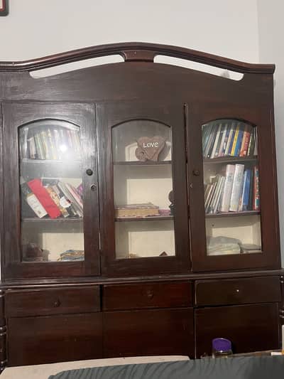 Solid Wood & Glass Showcase