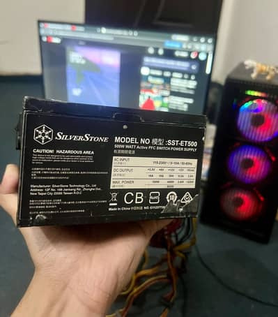 500 watts Psu Silverstone 80+ Bronze