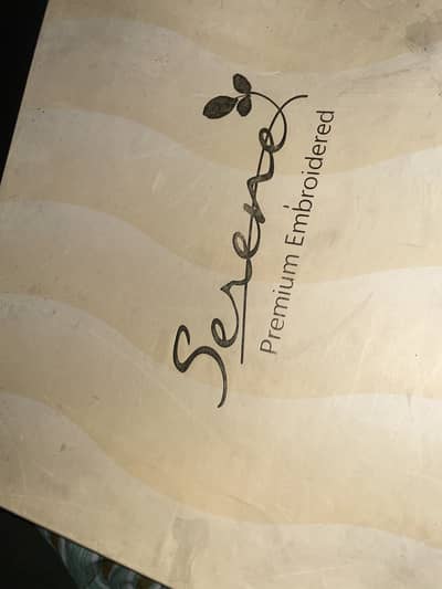 New 4 piece   brand:serene premium embroidered