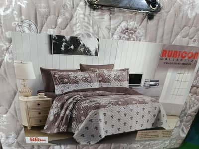 5 pcs Quilted Bed spread set
