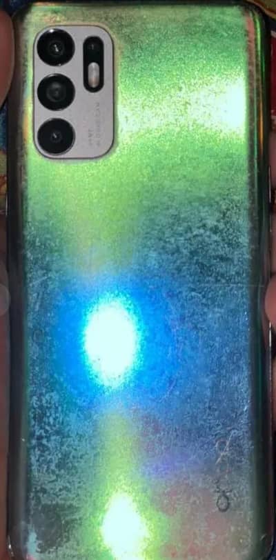 Oppo Reno 6 8 128 sanpdragin 720 panel Chang ha back halki raf Ha
