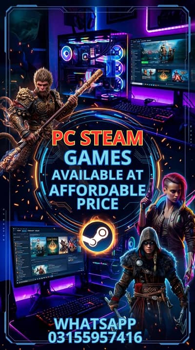 All Steam Games Available At affordable Price