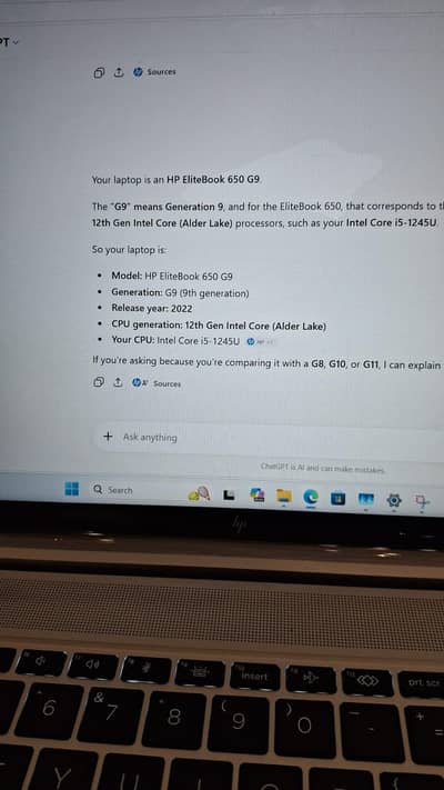 hp elite notebook core i 5.12 gen  16/512