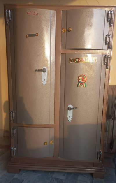 Iron Almirah/Iron Wardrobe/Heavy Duty Almari/6.5Ft/60KG/locker/Copboad