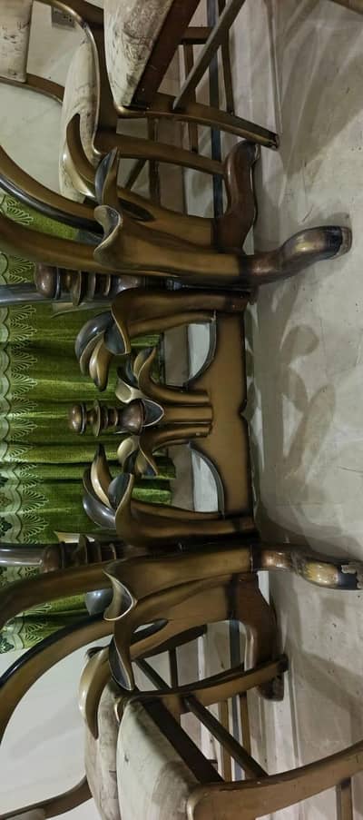 6 chair pure wood work