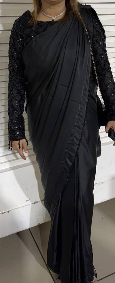 Black saree