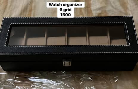 6 slot watch organizer box