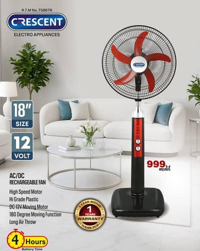 Rechargeable fans