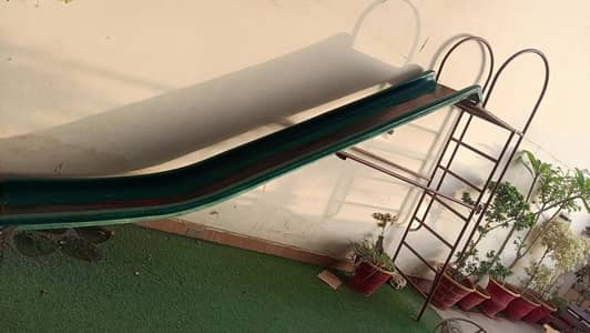 Big flower and slide, jhula