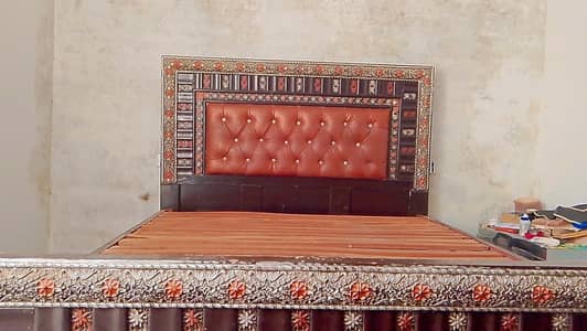 King Size Solid Wood Bed | Heavy Duty | Excellent Condition