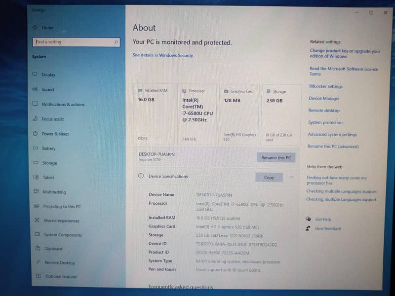 Touch screen/laptop 4