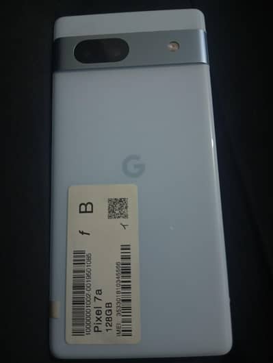 Google pixel 7a brand new PTA approved 10 by 10 condition. . .
