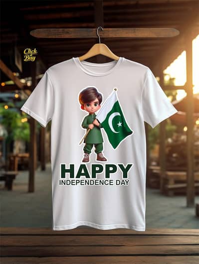 Customize White T-Shirts For Independence Day