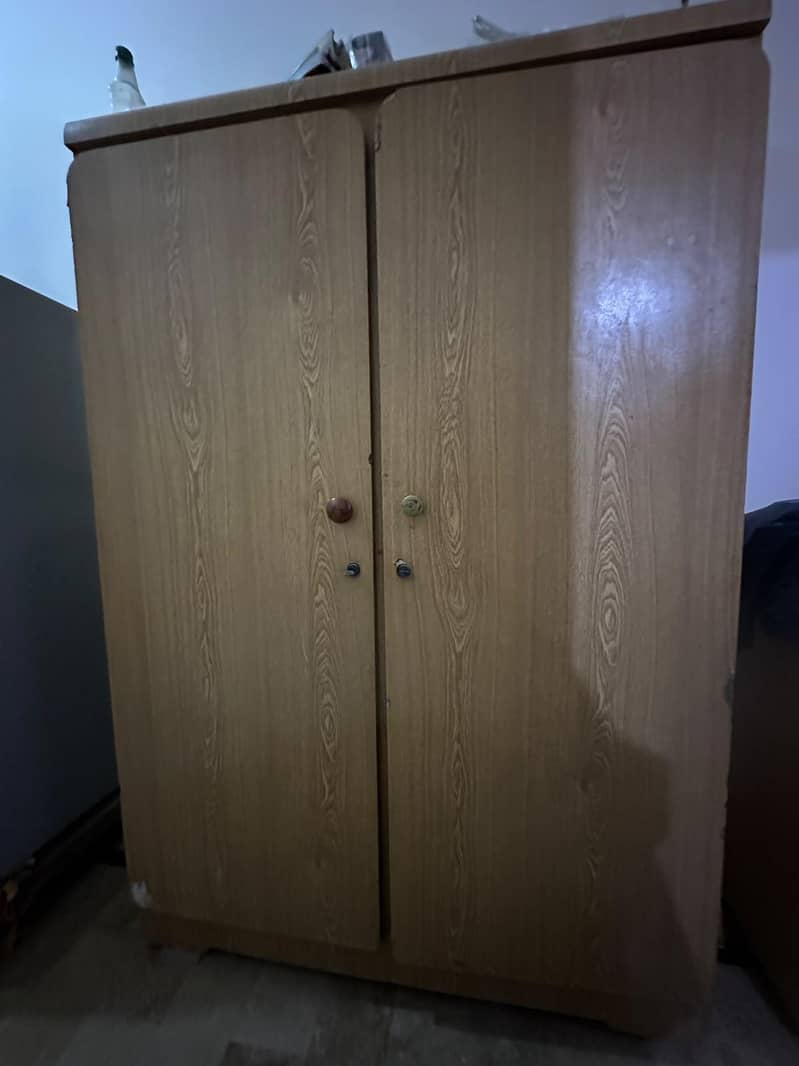 wardrobe, table, computer table 1