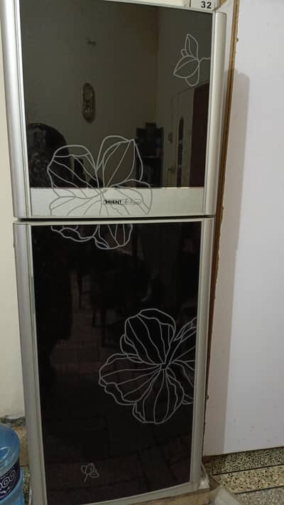 Orient Refrigerator Black glass Door