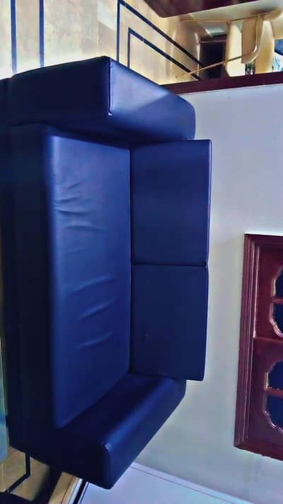 6 seater leather sofa set