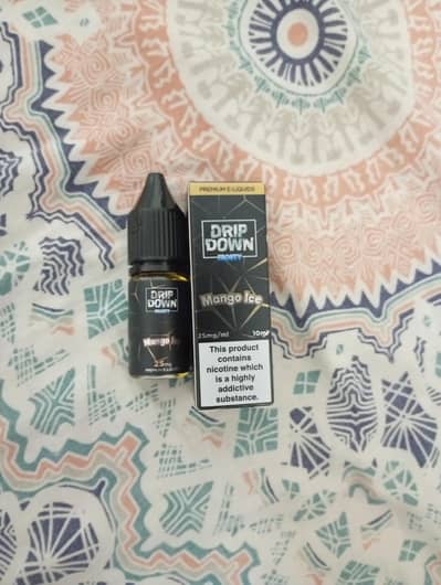 drip down mango ice flavour 25mg 10 ml bottle