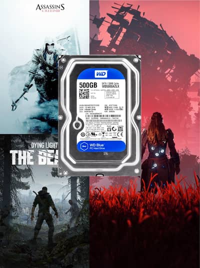 500 gb hard disk with pre games installed AAA titles many more