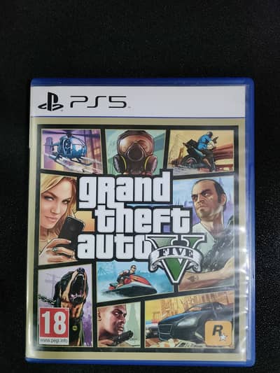 GTA 5 (Grand Theft Auto V) - PS5 Blu-ray Disc (With Original Cover)