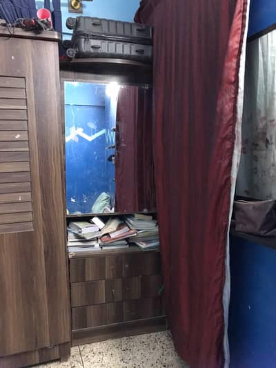 2 wardrobes , 1 dresser with 1 side table