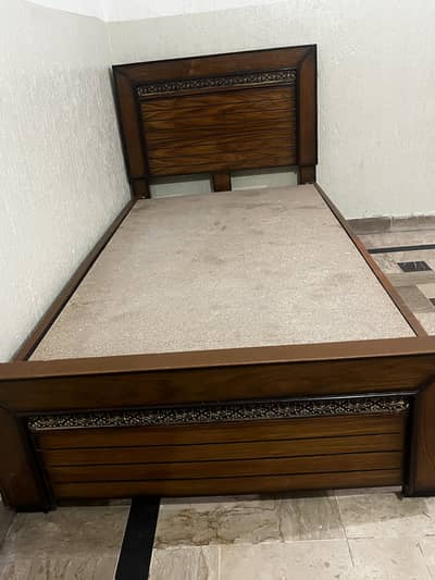 2 Wooden Single Beds for Sale – Good Condition