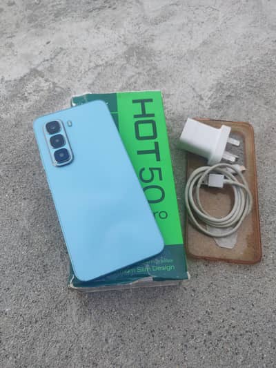 Infinix Hot 50 Pro mobile ka fingerprint kam karta hai 16GB 128GB