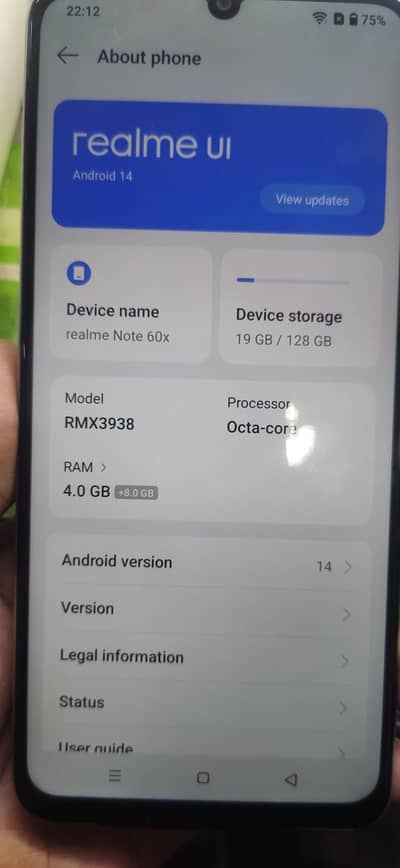 Realme Note 60x