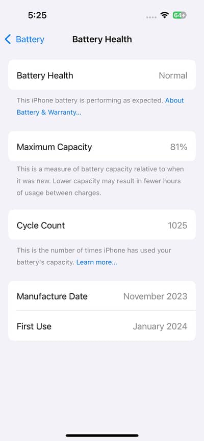 Apple iPhone 15
