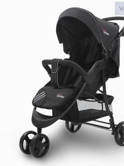 tinnies 3 wheelers black stroller with easy folding