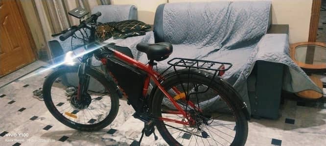 ELECTRIC CYCLE MOUNTAIN BIKE.