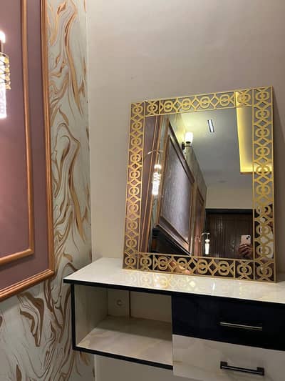 Golden Acrylic Mirror