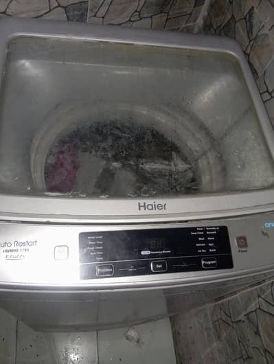 haier washing machine