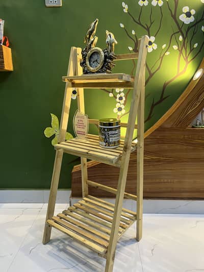 Premium Wooden Folding Decoration Stand – Brand New