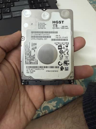 Hitachi 1TB HDD hard drive for laptop