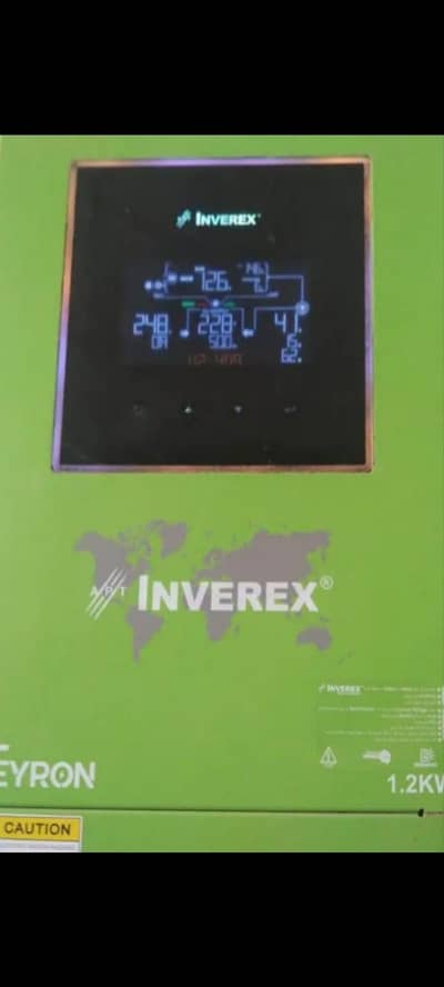 inverex 1.2 kv  hybrid inverter with box and All ect