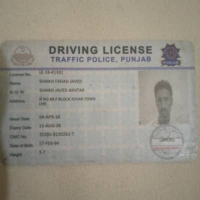 I m driver home family driver experience 10 years contact 03111479723