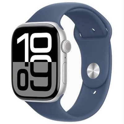 Apple series 10 46mm same like new silver color