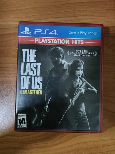 The Last of Us Remastered - PS4 Original Blu-ray Disc (With Cover)