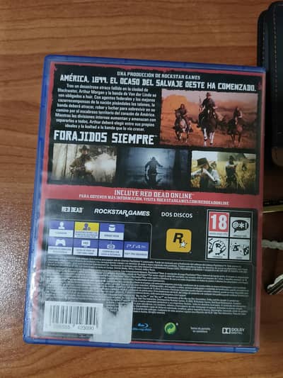 Red Dead Redemption 2 (RDR2) - PS4 Original Game Discs (With Cover)