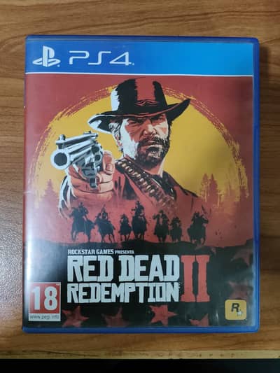 Red Dead Redemption 2 (RDR2) - PS4 Original Game Discs (With Cover)