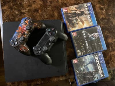 playstation 4 500gb with 2 consoles