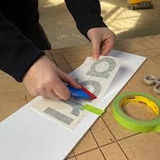 Vinyl Sticker weding and application