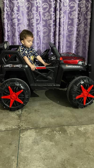 Big Size Kids Electric Jeep 4x4 | Rechargeable Battery Car