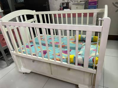 Baby Cot with drawers